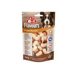 8in1 Flavours Meaty Biscuits Snack für Hunde, 100 g