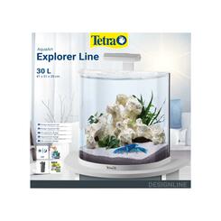 Tetra AquaArt LED Explorer Line Aquarien Set Crayfish 30 Liter  Weiß