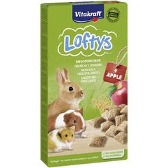 Vitakraft Loftys+Apfel Knusperkissen für Nager 100g