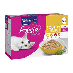 Vitakraft: Poésie Classique Poultry Choice Gelée Multipack 12x85g