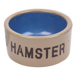  beeztees Keramiknapf Hamster, Ø7,5 cm blau/beige 
