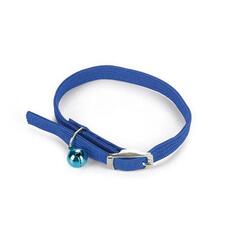 beeztees: Nylon Katzenhalsband mit Glocke, blau, 6-29cm x 10mm