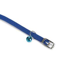 beeztees: Nylon Katzenhalsband mit Glocke, blau, 6-29cm x 10mm Bild 2