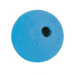 beeztees Rubber Snack Ball mit Vanilleduft blau 11,5cm