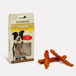 Beeztees Wrappinos Huhn mit Rind Hundesnack  76 g