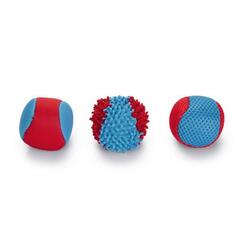 beeztees Splash Ball Hundespielzeug 3 Stück Ø 6,2 cm