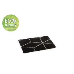 Hundebett: Beeztees Eco Drybed Bench Qub schwarz/grau  62 x 44 cm