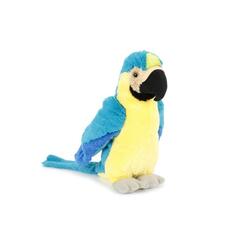 Semo Plüschtier Papagei blau mit gelben Bauch 33cm