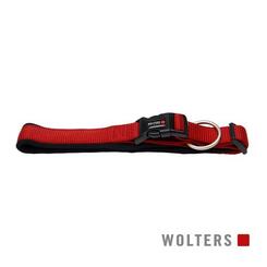Wolters Cat & Dog Halsband Professional Comfort extra breit Gr. S 50-60cm x 45mm  rot/schwarz