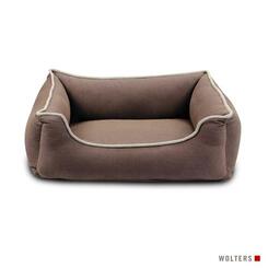Hundebett: Wolters Cat & Dog Eco Well Lounge Gr. L beige/braun  80x65x20cm