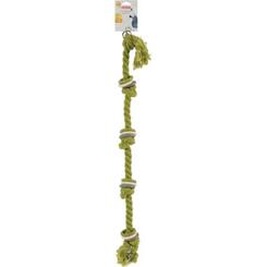 Zolux Spielzeug für Papageien Seil mit Knoten grün  L