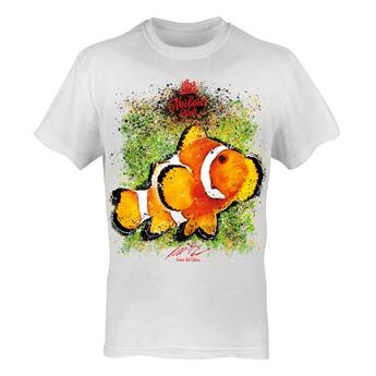 T-Shirt Rundhals Motiv Anemonenfisch 1