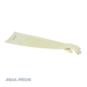 AquaMedic aqua gloves XL Extra lange Latexhandschuhe