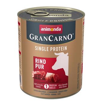 Animonda GranCarno Single Protein Rind pur 800g