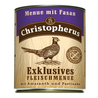 Christopherus: Exklusives Fleischmenue Fasan mit Amaranth und Pastinake  800 g