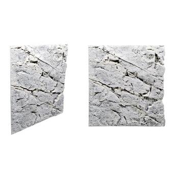 Back to Nature Slim Line White Limeston Rückwand 60B  50x55cm