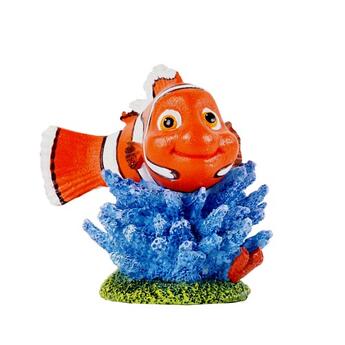 Penn Plax: Nemo Aquariendeko Nemo auf Koralle groß  ca. 6 x 8,5 x 8 cm