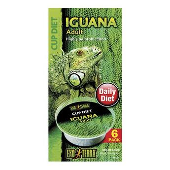 Exo Terra: Diet Cups Iguana Adult  6 Pack / 360 g