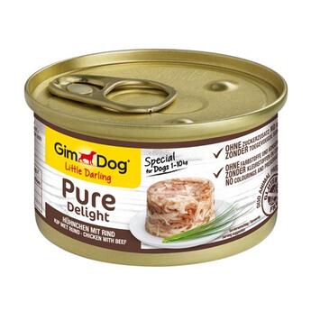 GimDog Nassfutter Pure Delight Hühnchen mit Rind  85g
