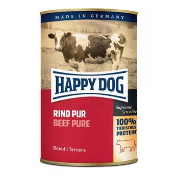  Happy Dog Rind Pur Hundefutter Dose 400g 