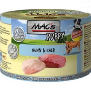 Macs Puppy Huhn&Kalb Nassfutter für Hunde 200 g