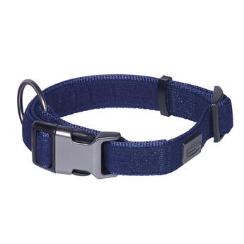 Nobby Halsband Linen Deluxe blau 25mm x 40-55 cm