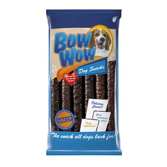 Bow Wow Pudding Stick Caramel Hundesnack 6 Stück ca. 28,5cm ø2cm