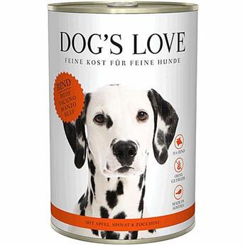 Dog´s Love Alleinfuttermittel für Hunde Rind 400g
