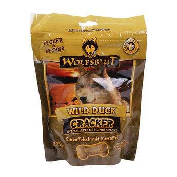 Wolfsblut: Wild Duck Cracker Entenfleisch und Kartoffel  225 g