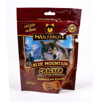Wolfsblut: Blue Mountain Cracker Wildfleisch mit Kartoffel  225 g