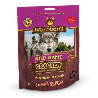 Wolfsblut Cracker Wild Game Small Breed Wildgeflügel und Strauß 250 g Hundesnacks