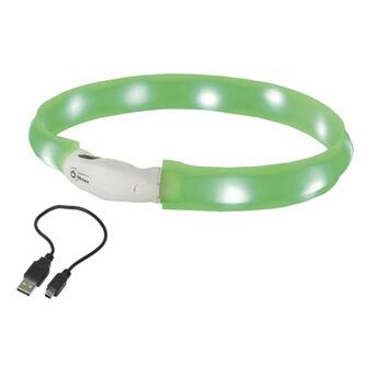 Nobby LED Leuchtband breit VISIBLE Grün Gr. L 70cm