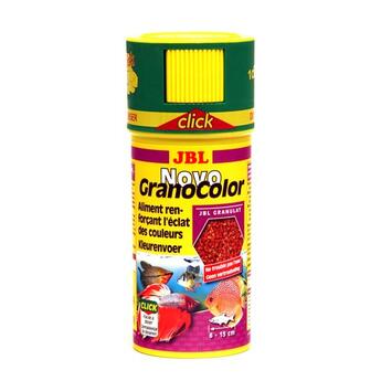 JBL: Novo Grano Color Click 250ml Farbfutter für Zierfische
