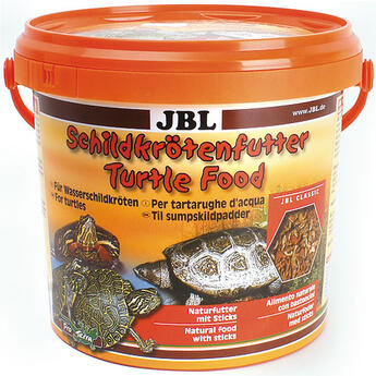 JBL: Schildkrötenfutter 2,5 Liter Hauptfutter für Wasser- und Sumpfschildkröten