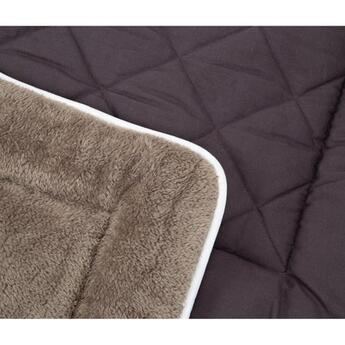 Karlie DGS Nano Canvas Sleeper Cushion Hundekissen, braun 78x55x3,5 cm