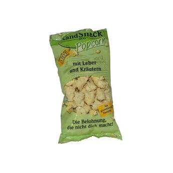 Landfleisch Land Snack Dog Popcorn Leber & Kräuter 30g