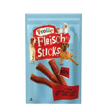 Frolic Hundesnack Snack Sticks reich an Rind 3 Sticks  33g