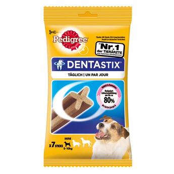 Pedigree Snack DentaStix Mini für Hunde 5-10kg 7 Sticks  110g