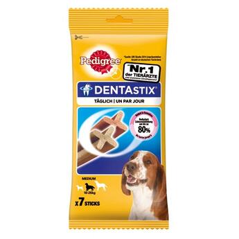 Pedigree Snack DentaStix Medium für Hunde 10-25kg 7 Sticks  180g