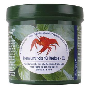Naturefood Premium Sticks für Krebse und Krabben XL 4-6mm 140g
