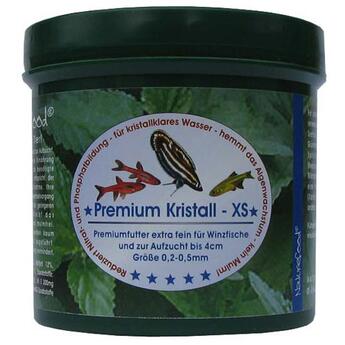 Naturefood Premium Kristall XS 0,2-05 mm 1 kg für Winzfische und zur Aufzucht bis 3cm