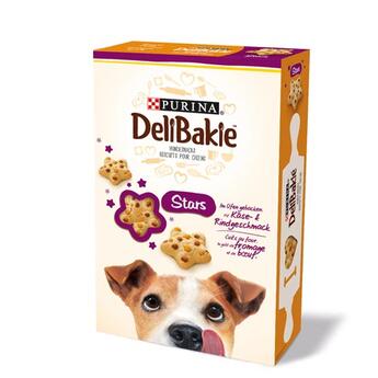 Purina: DeliBakie Hundekekse Stars+Käse & Rindgeschmack  320 g