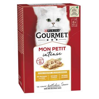 Gourmet Katzennassfutter Mon Petit Multipack Geflügel  6x50g