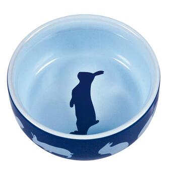 Trixie Keramiknapf blau Motiv Kaninchensilhouette 250ml  Ø11cm