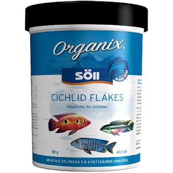 Söll: Organix Cichlid Flakes  270 ml (28 g)