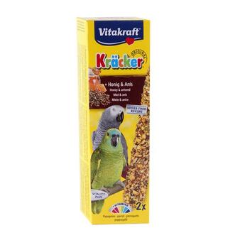 Vitakraft: Kräcker+ Honig & Anis für Papageien  180 g