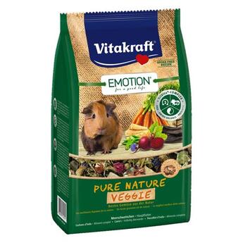 Vitakraft: Emotion Pure Nature Veggie für Meerschweinchen  600 g