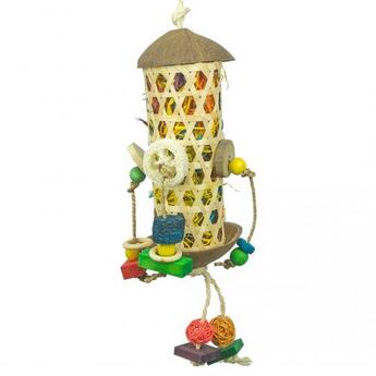 Back Zoo Nature Coco Foraging Tower, Vogelspielzeug ca. 55 x 13 cm