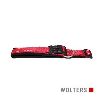 Wolters Cat & Dog Halsband Soft & Safe reflektierend Gr. 3 35-40cm x 30mm  cayenne/schwarz
